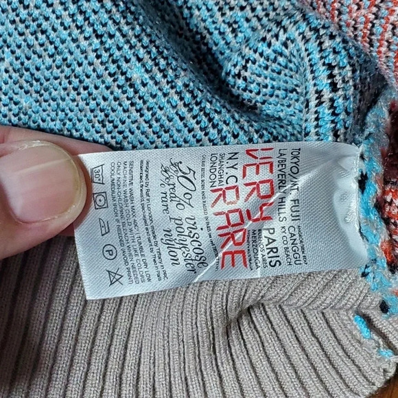 VERY RARE By‎ Raf Reyes "Rapid Dog" Knit Long Sleeve Size XL NWT - Picture 9 of 12